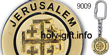 מחזיק מפתחות זהב קרוס ירושלים